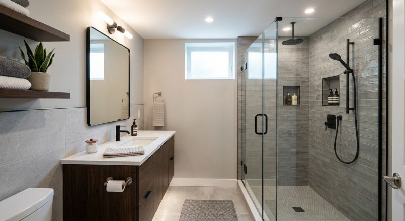 Basement Bathroom Remodeling in Lenawee County, MI