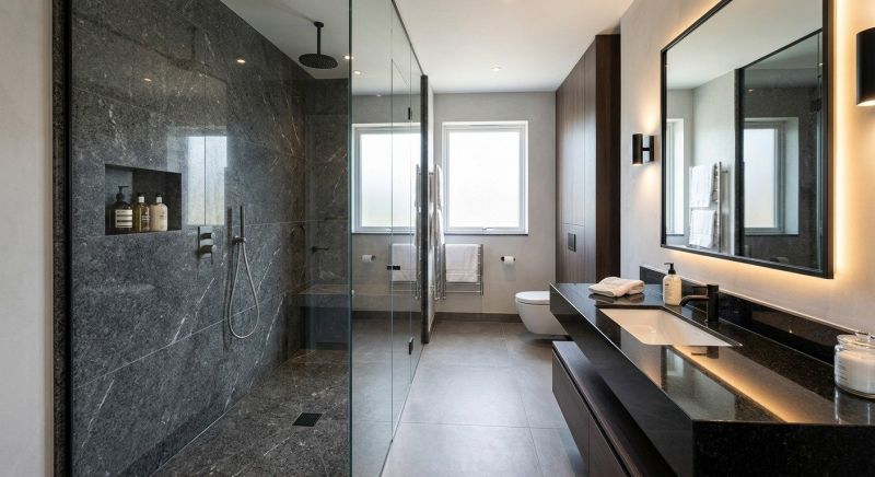 Granite Shower Installation in Lenawee County, MI